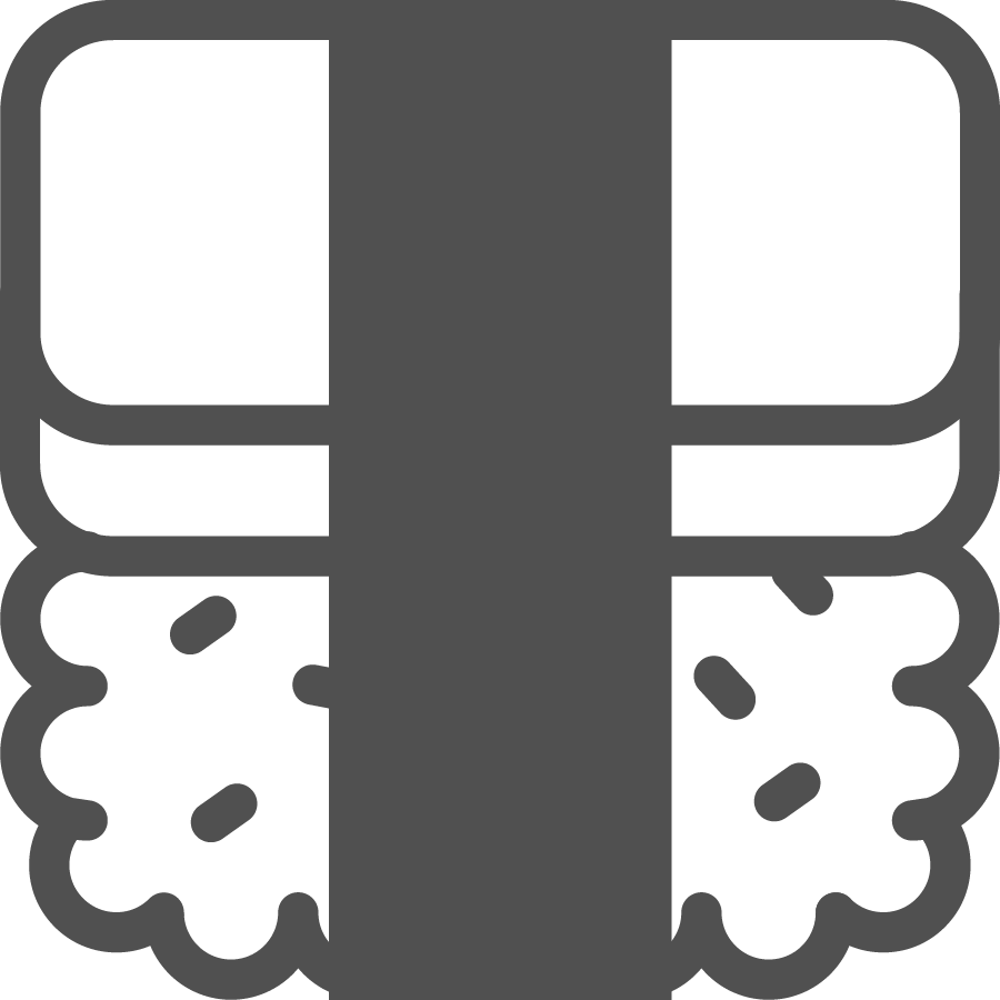 Spam musubi icon